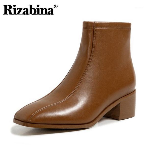 rizabina women high heel ankle boots real leather square toe women winter autumn shoes fashion party short boots size 34-401, Black
rizabina women high heel ankle boots real leather square toe women winter autumn shoes fashion party short boots size 34-401, Black