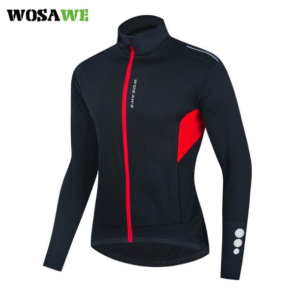 racing jackets wosawe cycling clothing winter thermal fleece windproof reflective long sleeve jersey men casual sportswear, Black;red
racing jackets wosawe cycling clothing winter thermal fleece windproof reflective long sleeve jersey men casual sportswear, Black;red