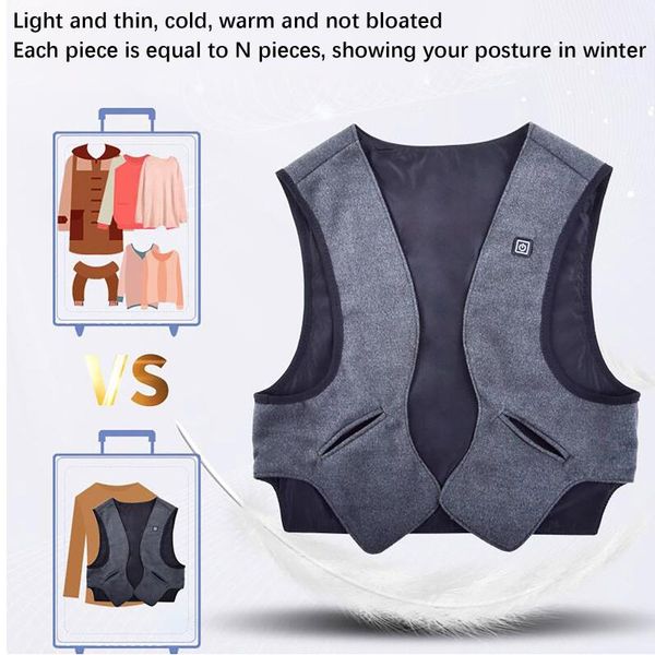 2020 usb powered heating vest winter men outdoor sports charging intelligent electric warm waistcoat cycling fishing trekking, Gray;blue
2020 usb powered heating vest winter men outdoor sports charging intelligent electric warm waistcoat cycling fishing trekking, Gray;blue