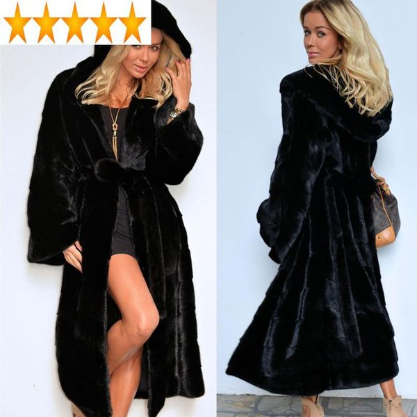faux hooded jacket women's long coats female 2021 autumn winter coat women fashion artificial fur kj977, Black
faux hooded jacket women's long coats female 2021 autumn winter coat women fashion artificial fur kj977, Black