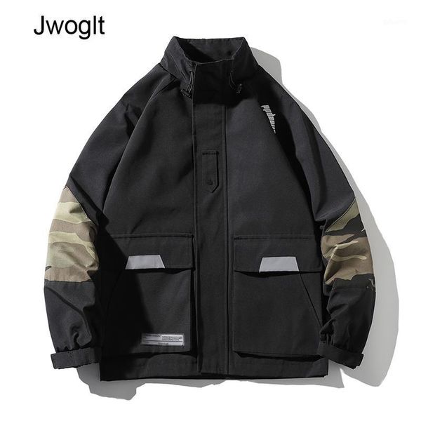 spring autumn japanese harajuku tooling camouflage stitching sleeve zipper jacket coat drop shipping1, Black;brown
spring autumn japanese harajuku tooling camouflage stitching sleeve zipper jacket coat drop shipping1, Black;brown