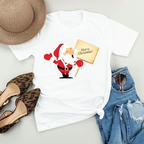 funny santa claus merry christmas letters graphic printed women t-shirt causal harajuku tshirts female short sleeve, White
funny santa claus merry christmas letters graphic printed women t-shirt causal harajuku tshirts female short sleeve, White