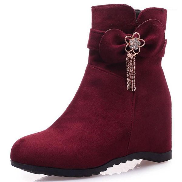 boots sarairis brand large size 43 stylish winter shoes women sweet height increases cosy heels bow tie ankle boots1, Black
boots sarairis brand large size 43 stylish winter shoes women sweet height increases cosy heels bow tie ankle boots1, Black