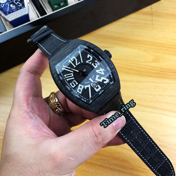 version v 45 sc td black date dial carbon fiber case japan miyota automatic movement mens watch leather strap designer sport watches, Slivery;brown
version v 45 sc td black date dial carbon fiber case japan miyota automatic movement mens watch leather strap designer sport watches, Slivery;brown