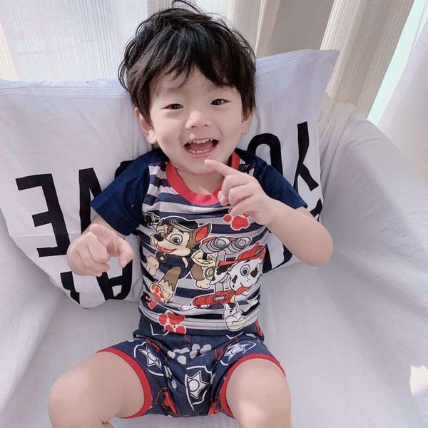 summer short sve sle wangwang boys' team home wear pajamas suit children's two piece set dsp1, Blue;red
summer short sve sle wangwang boys' team home wear pajamas suit children's two piece set dsp1, Blue;red