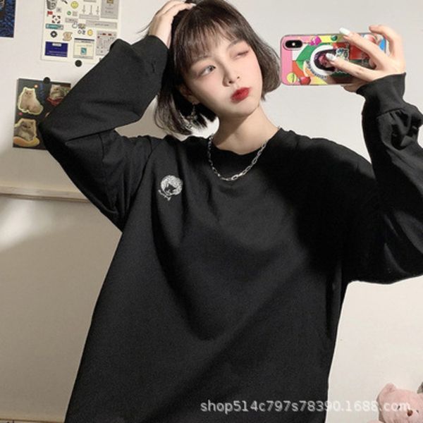 versatile show thin long sleeve t-shirt women's early autumn 2020 korean chic fashion coat t-shirt loose fashion wear student crew neck, White
versatile show thin long sleeve t-shirt women's early autumn 2020 korean chic fashion coat t-shirt loose fashion wear student crew neck, White