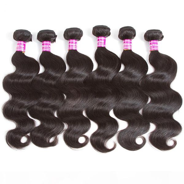 brazilian peruvian virgin body wave human hair weave 6 bundles cambodian brazilian malaysian wet and wary hair 6 pcs a lot natural color, Black
brazilian peruvian virgin body wave human hair weave 6 bundles cambodian brazilian malaysian wet and wary hair 6 pcs a lot natural color, Black
