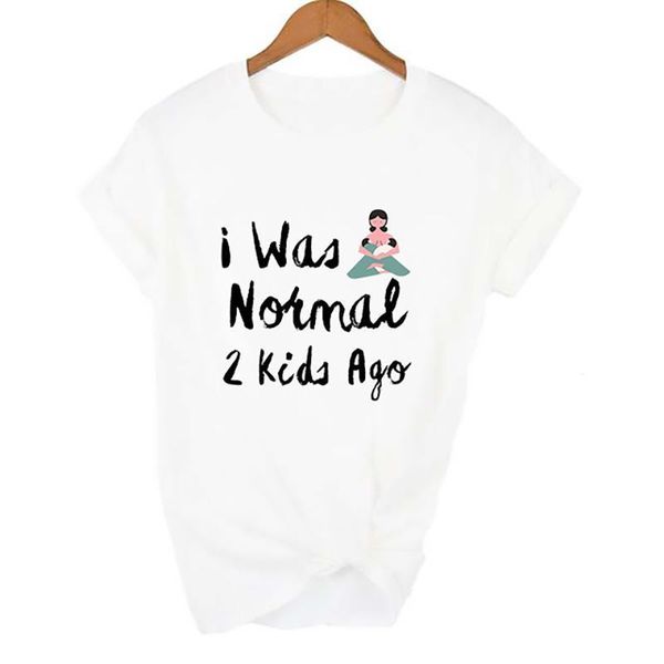 i was normal 2 kids ago t-shirt women short sleeve mom life tshirt women tee mother's day gift for lady clothes camisas mujer, White
i was normal 2 kids ago t-shirt women short sleeve mom life tshirt women tee mother's day gift for lady clothes camisas mujer, White