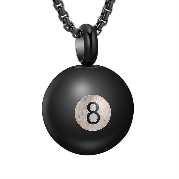 chains memorial jewelry women men pendant black 8 billiards stainless steel cremation urn necklace for ashes of loved ones keepsake, Silver
chains memorial jewelry women men pendant black 8 billiards stainless steel cremation urn necklace for ashes of loved ones keepsake, Silver