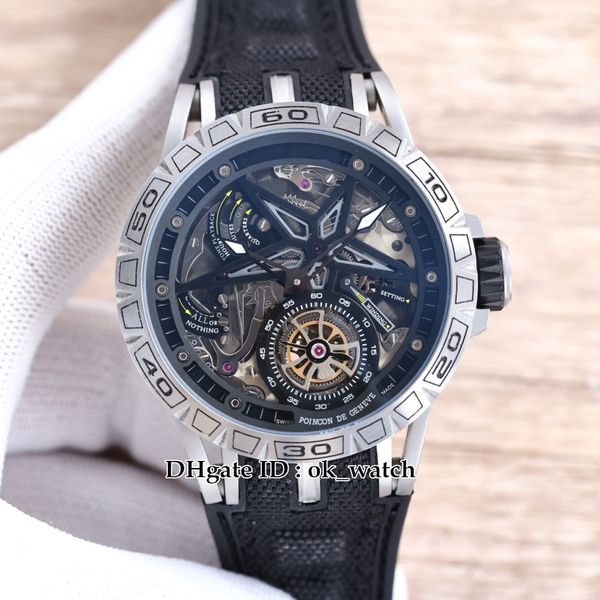 11 styles new 46mm skeleton dial watch excalibur spider tourbillon automatic mens watch steel case gents sport watches black leather rubber, Slivery;brown
11 styles new 46mm skeleton dial watch excalibur spider tourbillon automatic mens watch steel case gents sport watches black leather rubber, Slivery;brown