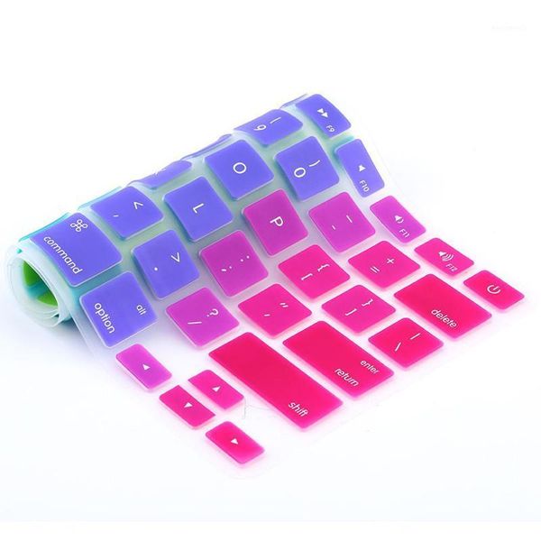 rainbow silicone keyboard case cover skin protector for pro 13" 15" cover protector1
rainbow silicone keyboard case cover skin protector for pro 13" 15" cover protector1