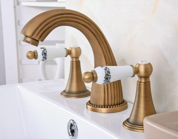 antique brass dual ceramic flower levers handles widespread 3 hole install bathroom sink basin faucet mixer taps aan090
antique brass dual ceramic flower levers handles widespread 3 hole install bathroom sink basin faucet mixer taps aan090