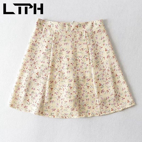 ltph vintage pastoral floral print chiffon women skirts zipper high waist slim with lining mini skirt 2021 spring autumn new, Black
ltph vintage pastoral floral print chiffon women skirts zipper high waist slim with lining mini skirt 2021 spring autumn new, Black