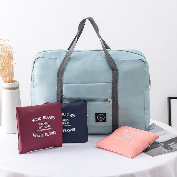 portable folding waterproof travel home shopping storage bag1