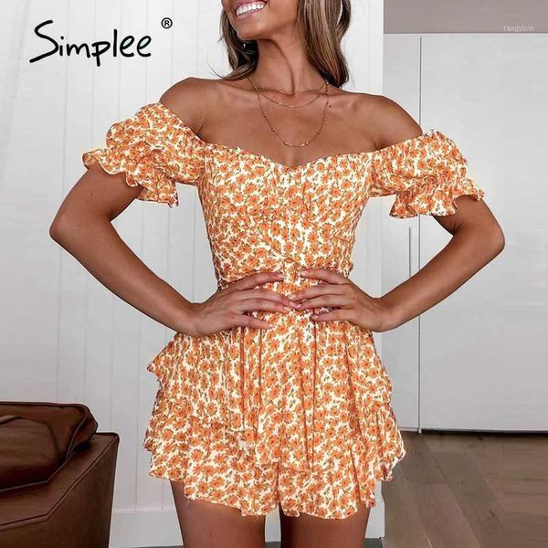simplee casual summer beach boho women rompers puff off shoulder playsuit rompers1, Black;white
simplee casual summer beach boho women rompers puff off shoulder playsuit rompers1, Black;white