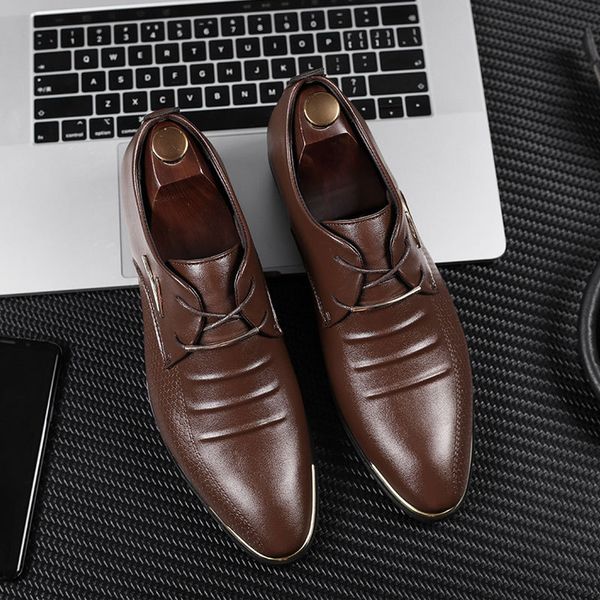 2020 new spring 2020 new large size mens leather shoes business formal wear shoes mens lace up casual shoes, Black
2020 new spring 2020 new large size mens leather shoes business formal wear shoes mens lace up casual shoes, Black