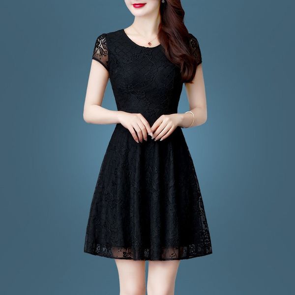 Summer Short Sleeve V-neck A-line Chiffon Lace Simple Solid Color Black Fashion Elegant Daily Wear Cocktail Dresses 9759 party, 9383black
Summer Short Sleeve V-neck A-line Chiffon Lace Simple Solid Color Black Fashion Elegant Daily Wear Cocktail Dresses 9759 party, 9383black