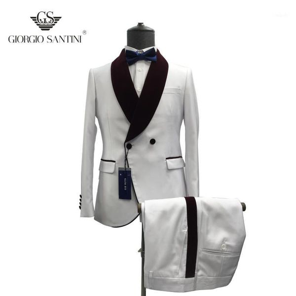 double breasted suit latest coat pant designs white floral tuxedo burgundy lapel party dress groom suit men1, White;black
double breasted suit latest coat pant designs white floral tuxedo burgundy lapel party dress groom suit men1, White;black