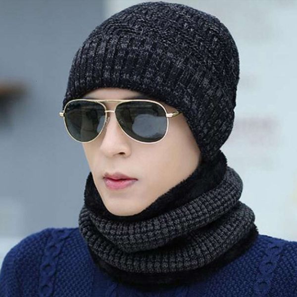 korean fashion autumn and winter men's knitted plush thickened woolen hat cover cap collar suit, Black;green
korean fashion autumn and winter men's knitted plush thickened woolen hat cover cap collar suit, Black;green