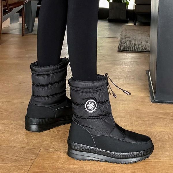 winter boots women waterproof snow female shoes new 2020 round toe down flat platform warm plush ankle boots ladies big size 41, Black
winter boots women waterproof snow female shoes new 2020 round toe down flat platform warm plush ankle boots ladies big size 41, Black