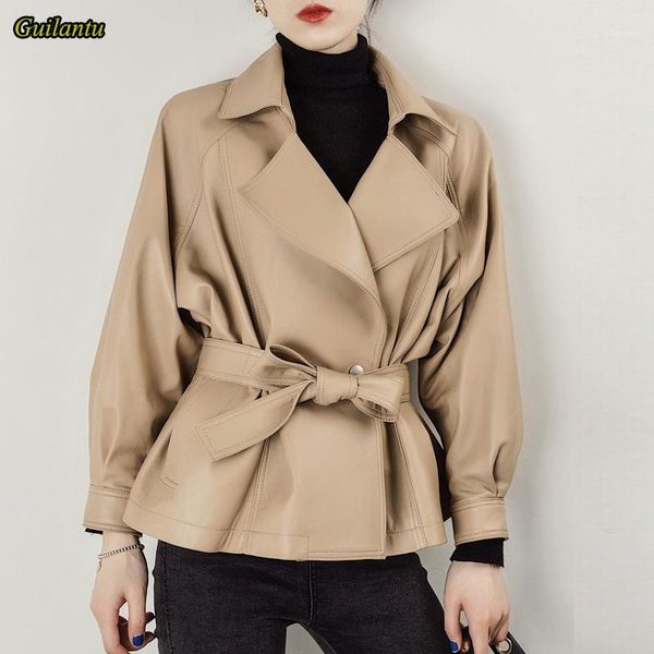 guilantu spring autum faux pu leather jacket women turn-down collar bandage casual punk streetwear loose leather caot female1, Black
guilantu spring autum faux pu leather jacket women turn-down collar bandage casual punk streetwear loose leather caot female1, Black