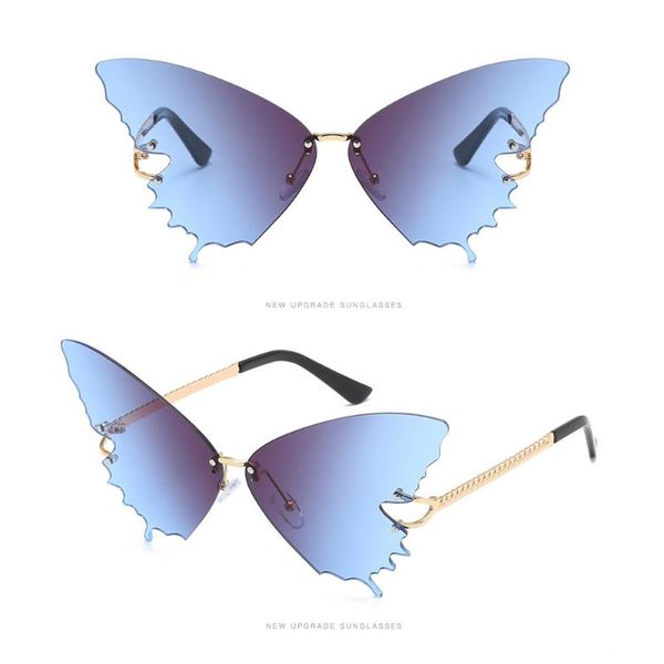 sunglasses 5 pairs butterfly for women uv protection vintage metal rimless fashion legant dropship, White;black
sunglasses 5 pairs butterfly for women uv protection vintage metal rimless fashion legant dropship, White;black