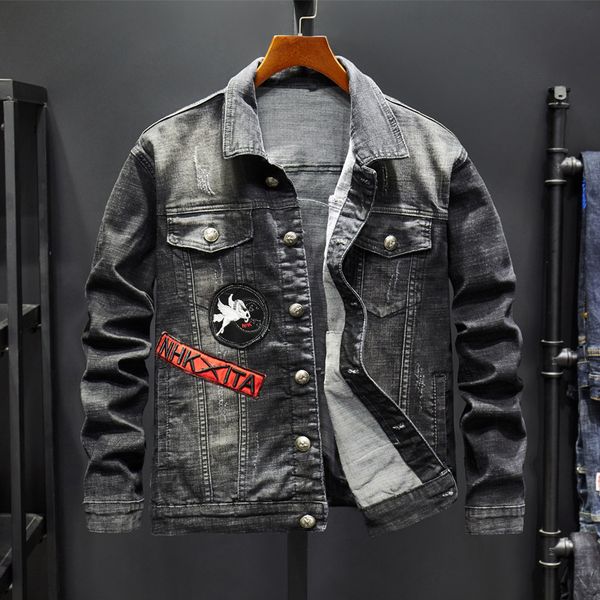 2021 the new spring fall men hip hop fine design adjustments of casual male jacket patches streetwear thin coat jeans ourwear clothes, Black;brown
2021 the new spring fall men hip hop fine design adjustments of casual male jacket patches streetwear thin coat jeans ourwear clothes, Black;brown