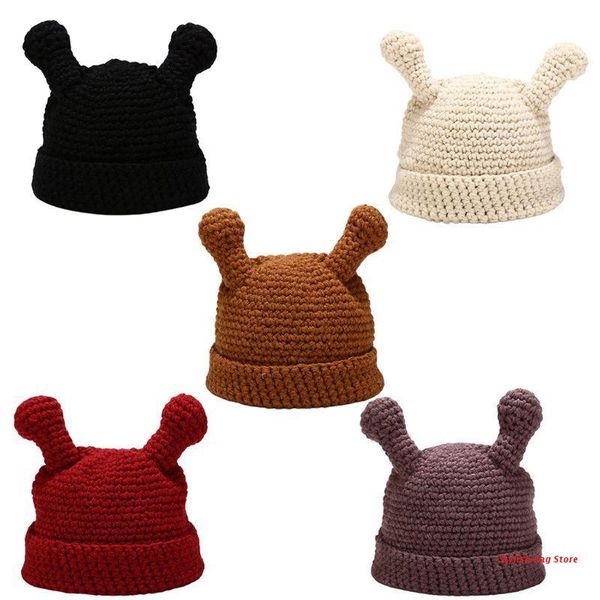 women winter crochet knit beanie hat solid cartoon tentacle cuffed skull cap, Blue;gray
women winter crochet knit beanie hat solid cartoon tentacle cuffed skull cap, Blue;gray