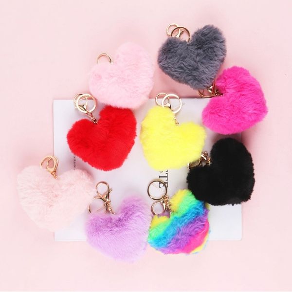 new love plush pendant heart key chain keychain mini cute stuffed plush car accessories bag imitation rex rabbit hair ball toy gifts g12904
new love plush pendant heart key chain keychain mini cute stuffed plush car accessories bag imitation rex rabbit hair ball toy gifts g12904