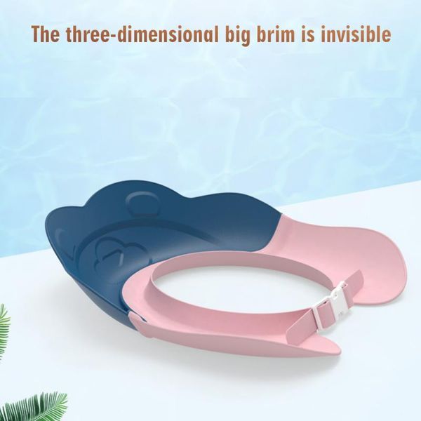 adjustable size kids shower cap cute hair shield waterproof bathing protection 
adjustable size kids shower cap cute hair shield waterproof bathing protection