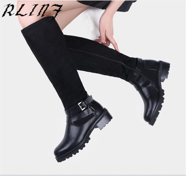 rlinf women's winter shoes brand leather knee high boots shoes women plush warmful winter boots plus big size, Black
rlinf women's winter shoes brand leather knee high boots shoes women plush warmful winter boots plus big size, Black