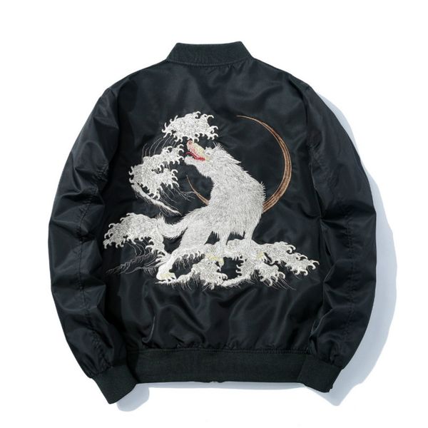 marchwind new embroidery crane bomber black jackets 2018 winter warm jacket mens ma1 pilot bomber jacket male embroidered autumnthin coats, Black;brown
marchwind new embroidery crane bomber black jackets 2018 winter warm jacket mens ma1 pilot bomber jacket male embroidered autumnthin coats, Black;brown