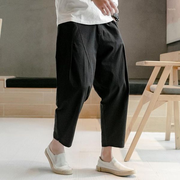 2019 new 3 colors men cotton linen casual harem pant chinese style male trousers streetwear plus size m-5xl1, Black
2019 new 3 colors men cotton linen casual harem pant chinese style male trousers streetwear plus size m-5xl1, Black