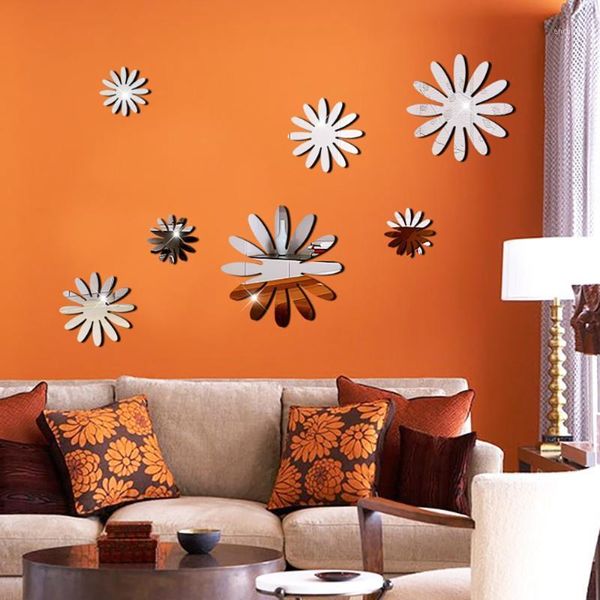7pcs mirror wall sticker flower shape living room decoration 3d art wall decal removable mirror sticker1
7pcs mirror wall sticker flower shape living room decoration 3d art wall decal removable mirror sticker1