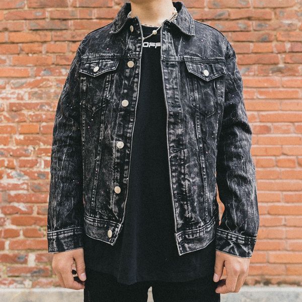 mens jackets fashion men denim jacket casual hip hop stylist jacket mens clothing 8141, Black;brown
mens jackets fashion men denim jacket casual hip hop stylist jacket mens clothing 8141, Black;brown