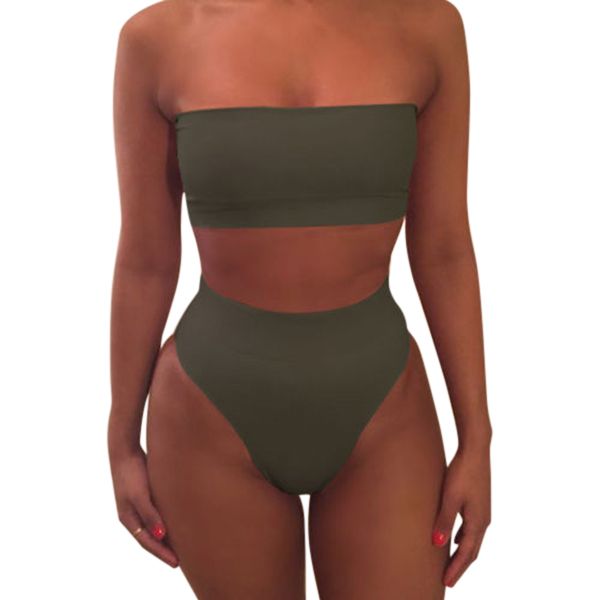 1 set women swimsuit swimwear bikini solid color fashion breathable for beach holiday edf88, White;black
1 set women swimsuit swimwear bikini solid color fashion breathable for beach holiday edf88, White;black