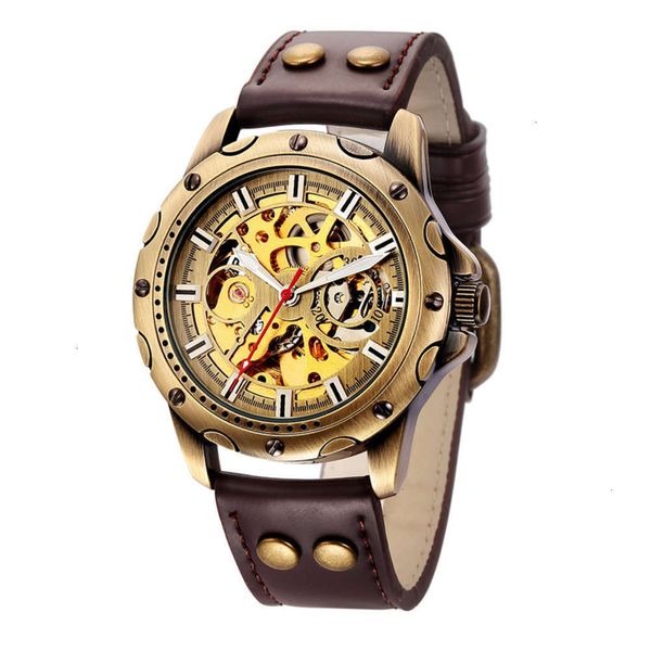belt 9536 watch men's mechanical shenhua rivet buckle fashion men's belt watchb8w0, Slivery;brown
belt 9536 watch men's mechanical shenhua rivet buckle fashion men's belt watchb8w0, Slivery;brown