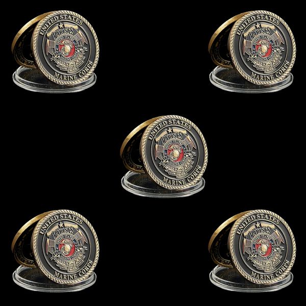 5pcs us marine craft corps war pirate devil navy military challenge dog gold plated coin
5pcs us marine craft corps war pirate devil navy military challenge dog gold plated coin
