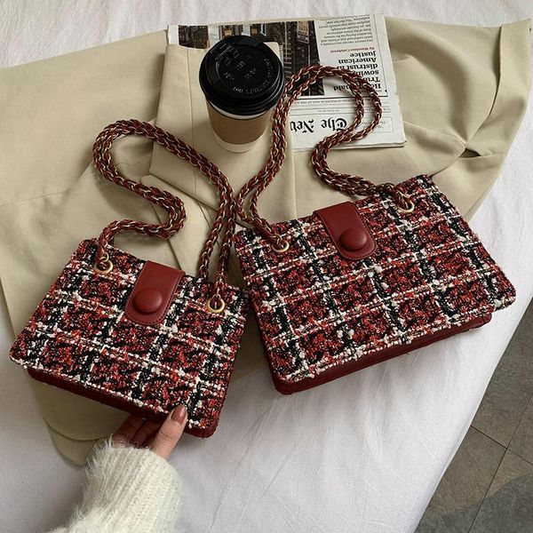 VeryMe Casual Ladies Korean Shoulder Pack Fashion Female Messenger Bags Women's Chain Handbag Travel New Vintage Simple Tote Bag
VeryMe Casual Ladies Korean Shoulder Pack Fashion Female Messenger Bags Women's Chain Handbag Travel New Vintage Simple Tote Bag