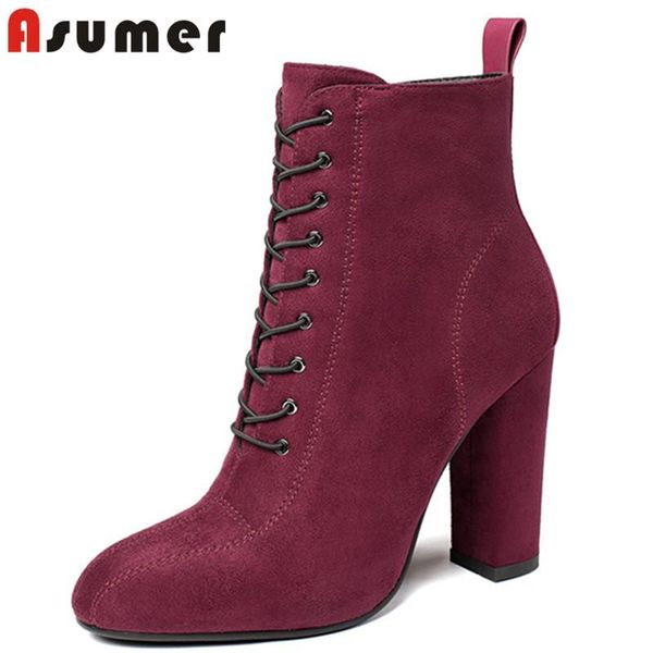 asumer 2020 big size 43 ankle boots women round toe cross tied zip classic high heel dress shoes ladies short boots, Black
asumer 2020 big size 43 ankle boots women round toe cross tied zip classic high heel dress shoes ladies short boots, Black