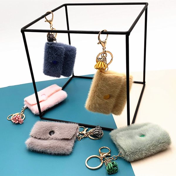 mini coin purse key chain candy color cute coin key case pendant data cable storage bag key chain, Silver
mini coin purse key chain candy color cute coin key case pendant data cable storage bag key chain, Silver