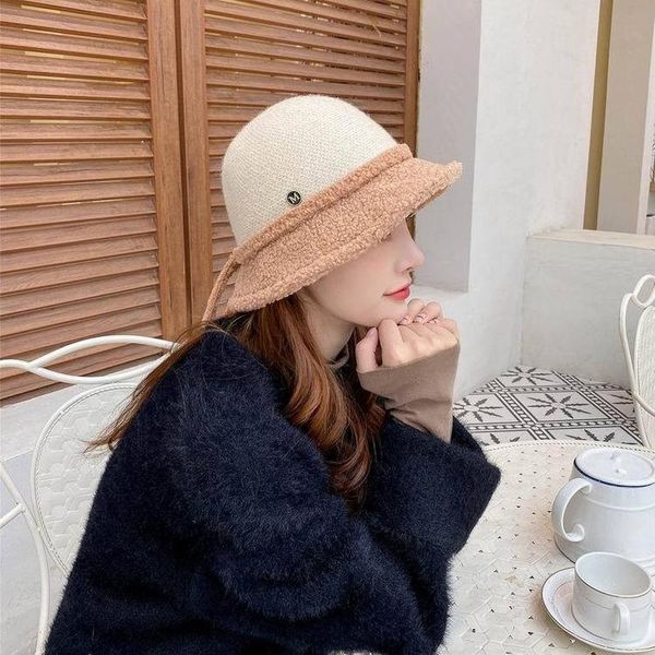 stingy brim hats korean style fashion bucket hat women stitching color wool wide comfortable fisherman's warm autumn winter caps, Blue;gray
stingy brim hats korean style fashion bucket hat women stitching color wool wide comfortable fisherman's warm autumn winter caps, Blue;gray