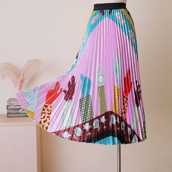 pleated skirt women summer 2021 new print cartoon pattern empire elastic women skirt big swing party holiday plus size skirts, Black
pleated skirt women summer 2021 new print cartoon pattern empire elastic women skirt big swing party holiday plus size skirts, Black