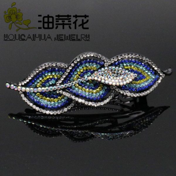 hair clips & barrettes noble wedding hairpin women lady leaf clip shine rhinestone barrette decor inlaid jewelry accessories 31x100mm, Golden;silver
hair clips & barrettes noble wedding hairpin women lady leaf clip shine rhinestone barrette decor inlaid jewelry accessories 31x100mm, Golden;silver