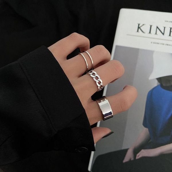 cluster rings hiphop/rock metal geometry circular punk set opening index finger accessories buckle joint tail ring for women jewelry, Golden;silver
cluster rings hiphop/rock metal geometry circular punk set opening index finger accessories buckle joint tail ring for women jewelry, Golden;silver