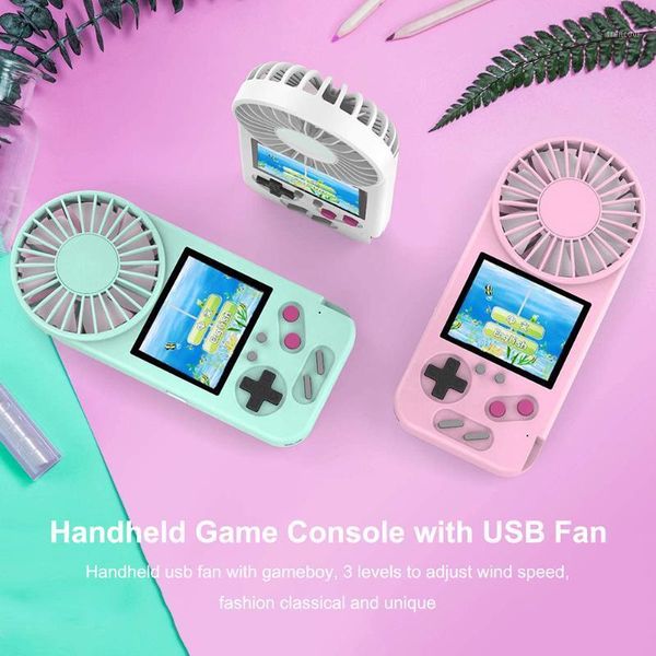 portable game players retro console with mini personal fan for kids adults handheld usb color display 500 in 11
portable game players retro console with mini personal fan for kids adults handheld usb color display 500 in 11
