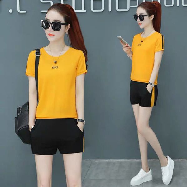 01thx short-sleeved uuakk pants casual two-piece new sportswear fashionable summer thin sportswear suit women's summer 2020 suit capri, Gray
01thx short-sleeved uuakk pants casual two-piece new sportswear fashionable summer thin sportswear suit women's summer 2020 suit capri, Gray