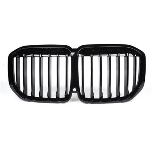 1 pair glossy m color front mesh grille for x7 g07 abs material glossy black car accessories kidney grill grille 2019-2020
1 pair glossy m color front mesh grille for x7 g07 abs material glossy black car accessories kidney grill grille 2019-2020