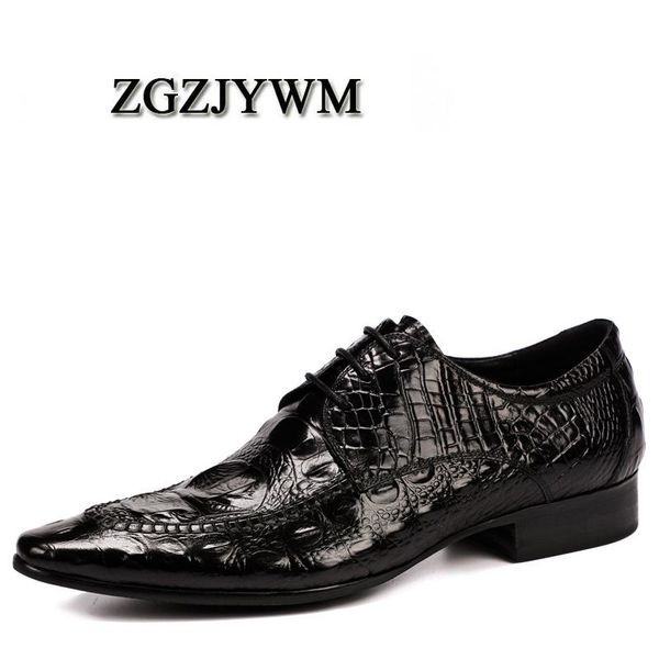 zgzjywm new fashion crocodile design handmade genuine leather lace-up pointed toe black/red business dress men oxford shoes
zgzjywm new fashion crocodile design handmade genuine leather lace-up pointed toe black/red business dress men oxford shoes