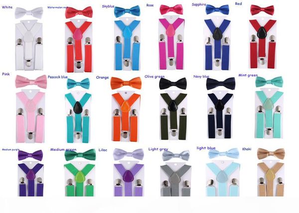 10set new children kids boy girls clip-on y back elastic suspenders with bow tie set adjustable braces christmas gift full color, Black;white
10set new children kids boy girls clip-on y back elastic suspenders with bow tie set adjustable braces christmas gift full color, Black;white